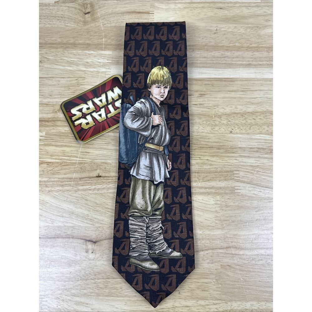 Vintage Star Wars Young Anakin Skywalker Novelty Necktie Ralph Marlin NWT